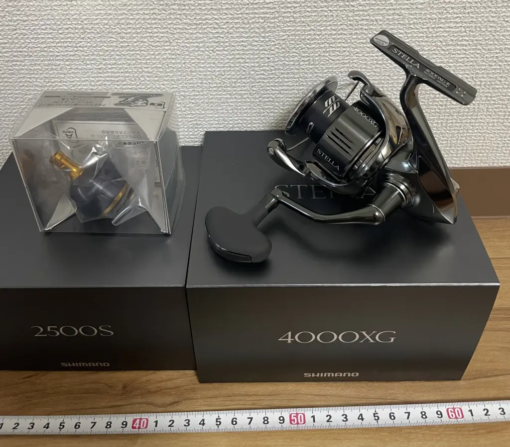 22ステラ 4000XG 夢屋アルミラウンド型パワーハンドルノブ グレー S